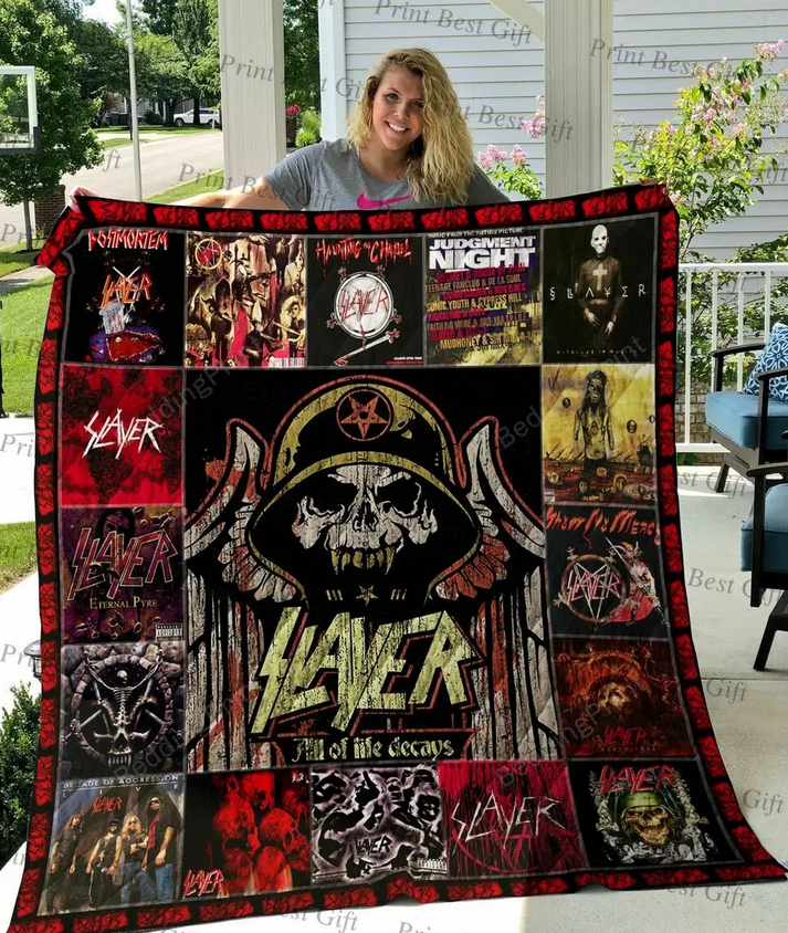 Slayer Albums Cover Poster Quilt Blanket