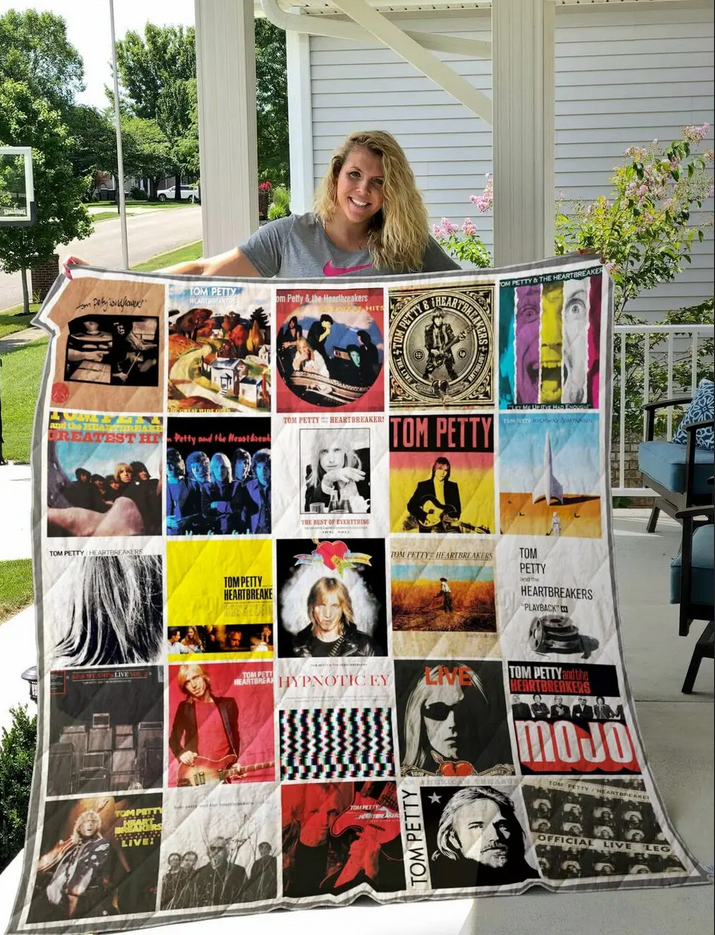 Tom Petty Albums Cover Poster Quilt Blanket