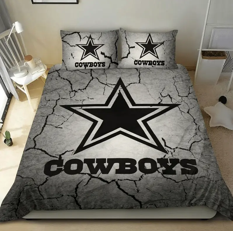 Dallas Cowboys W140932 NFL Football Team Bedding Set Duvet Cover With Pillowcase Home Decor Gift For NFL Lovers