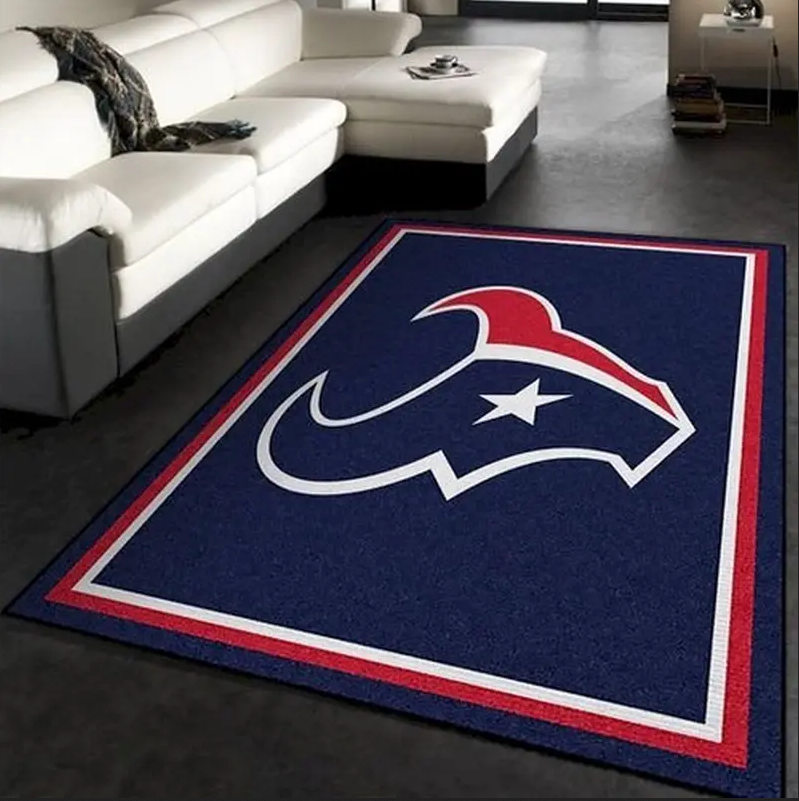 Houston Texans Rug Football Rug Floor Decor The Us Decor Living Room