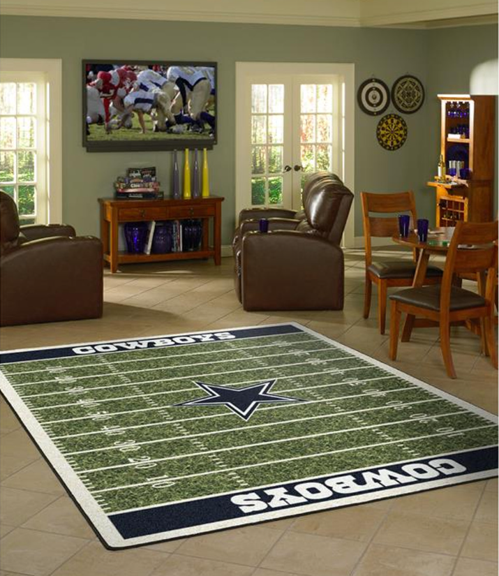 NFL Home Field Dallas Cowboys Area Rug | Living Room Floor Rugs